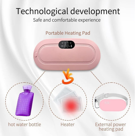 🩷 BabyHuggo™ Portable Cordless Heating Pad